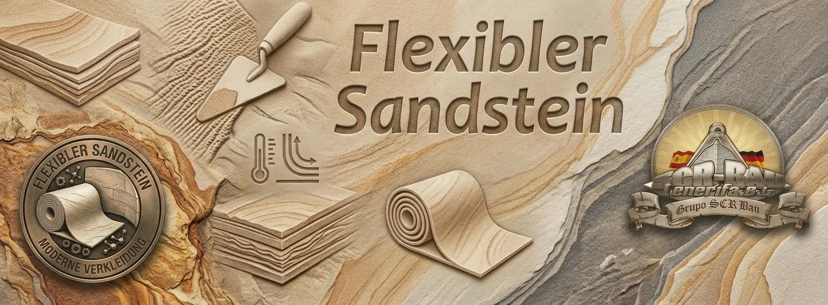 Flexibler Sandstein